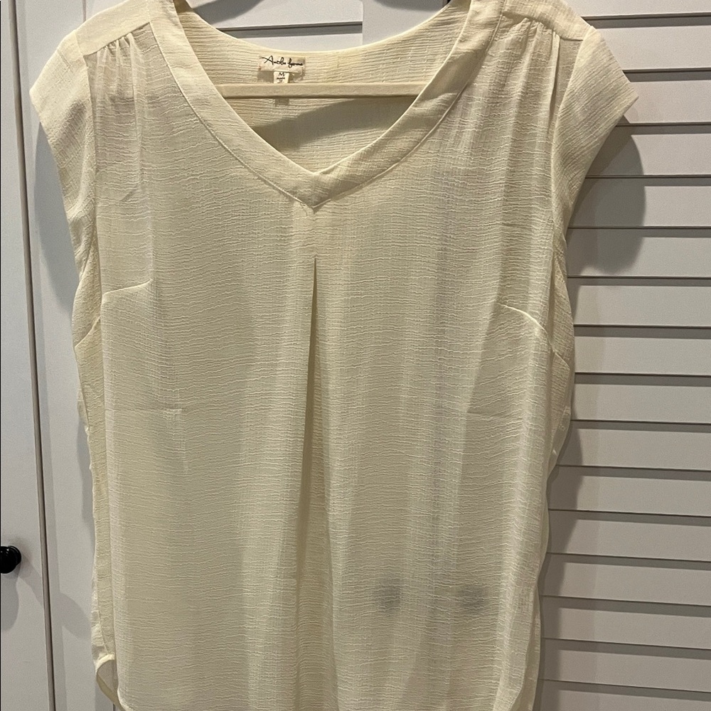 Antilia Femme Cream Blouse